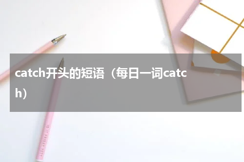 catch开头的短语（每日一词catch）