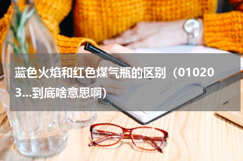 蓝色火焰和红色煤气瓶的区别（010203...到底啥意思啊）