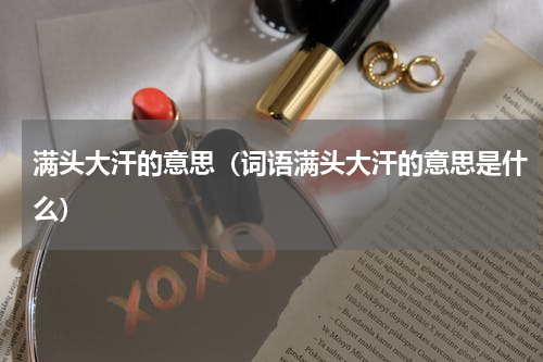 满头大汗的意思（词语满头大汗的意思是什么）