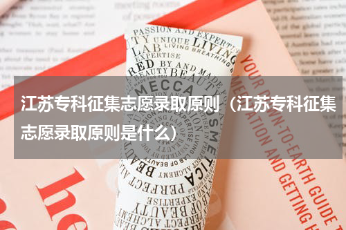 江苏专科征集志愿录取原则（江苏专科征集志愿录取原则是什么）