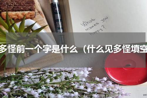 见多怪前一个字是什么（什么见多怪填空）