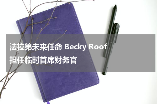 法拉第未来任命 Becky Roof 担任临时首席财务官