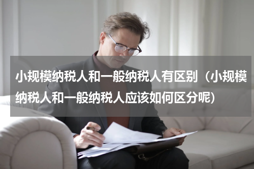 小规模纳税人和一般纳税人有区别（小规模纳税人和一般纳税人应该如何区分呢）