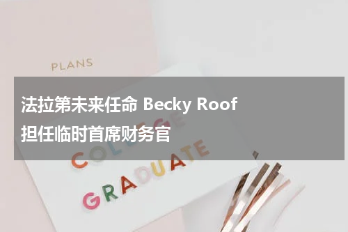 法拉第未来任命 Becky Roof 担任临时首席财务官