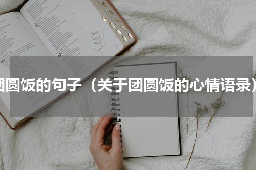 团圆饭的句子（关于团圆饭的心情语录）