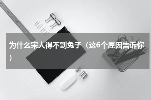 为什么宋人得不到兔子（这6个原因告诉你）
