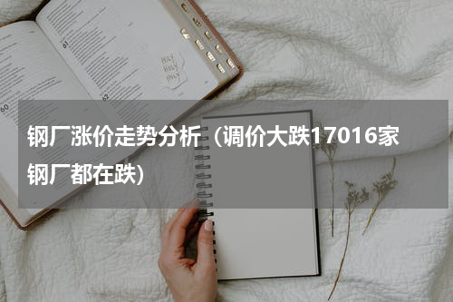 钢厂涨价走势分析（调价大跌17016家钢厂都在跌）