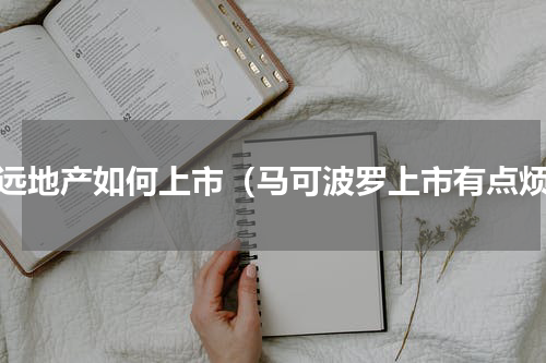 华远地产如何上市（马可波罗上市有点烦）