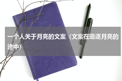 一个人关于月亮的文案（文案在追逐月亮的途中）