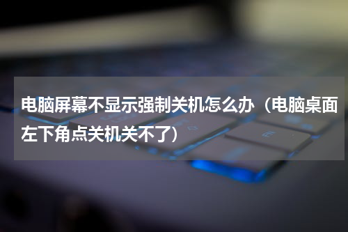 电脑屏幕不显示强制关机怎么办（电脑桌面左下角点关机关不了）
