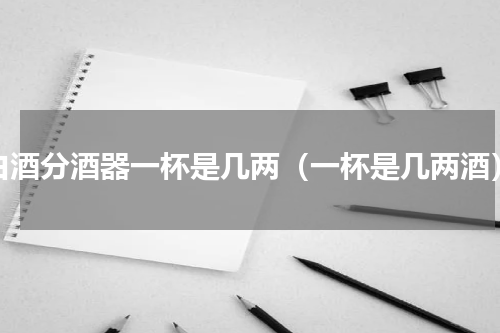 白酒分酒器一杯是几两（一杯是几两酒）