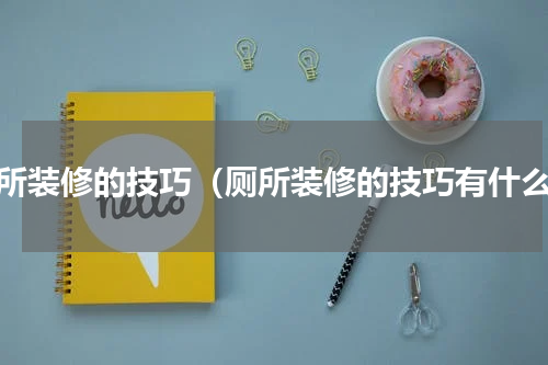 厕所装修的技巧（厕所装修的技巧有什么）