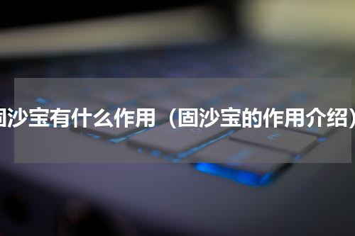 固沙宝有什么作用（固沙宝的作用介绍）