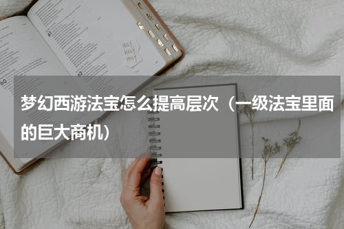 梦幻西游法宝怎么提高层次（一级法宝里面的巨大商机）