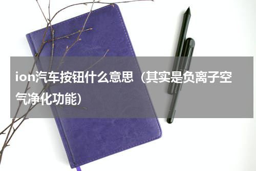 ion汽车按钮什么意思（其实是负离子空气净化功能）