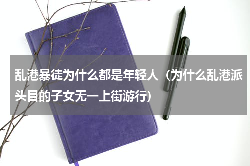 乱港暴徒为什么都是年轻人（为什么乱港派头目的子女无一上街游行）