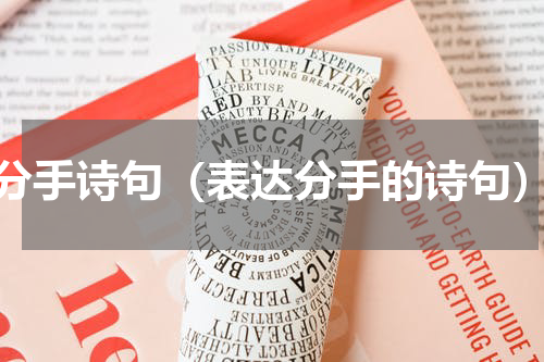 分手诗句（表达分手的诗句）