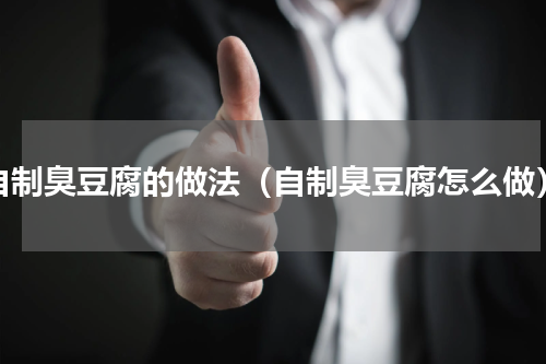 自制臭豆腐的做法（自制臭豆腐怎么做）