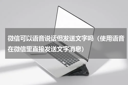 微信可以语音说话但发送文字吗（使用语音在微信里直接发送文字消息）