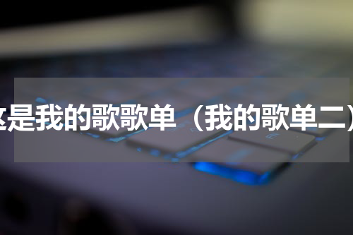 这是我的歌歌单（我的歌单二）