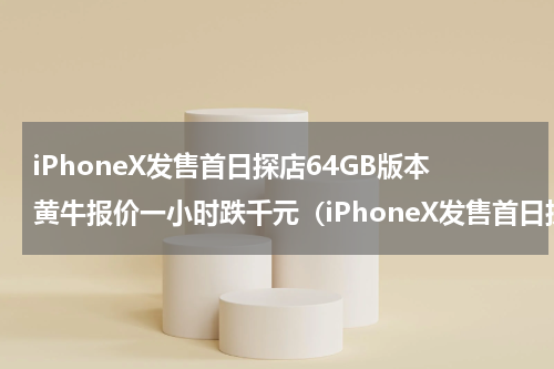 iPhoneX发售首日探店64GB版本黄牛报价一小时跌千元（iPhoneX发售首日探店64GB版本黄牛报价一小时跌千元）