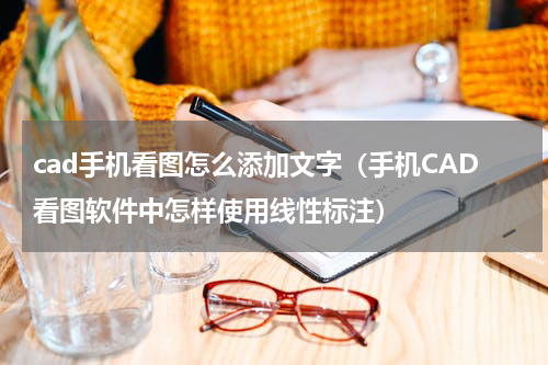 cad手机看图怎么添加文字（手机CAD看图软件中怎样使用线性标注）