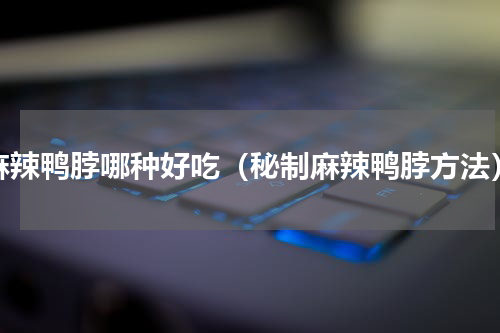 麻辣鸭脖哪种好吃（秘制麻辣鸭脖方法）