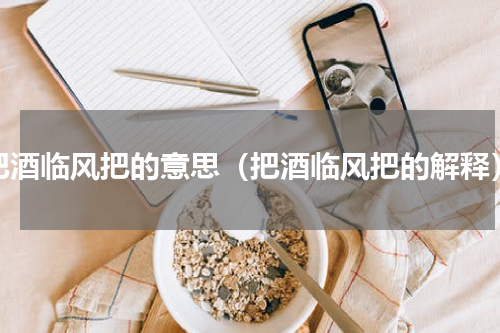 把酒临风把的意思（把酒临风把的解释）