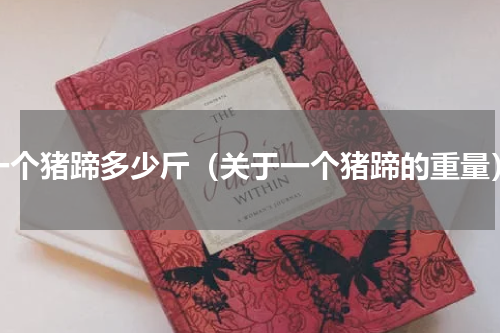 一个猪蹄多少斤（关于一个猪蹄的重量）