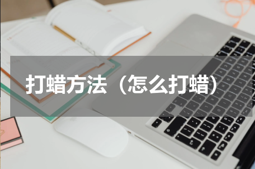 打蜡方法（怎么打蜡）