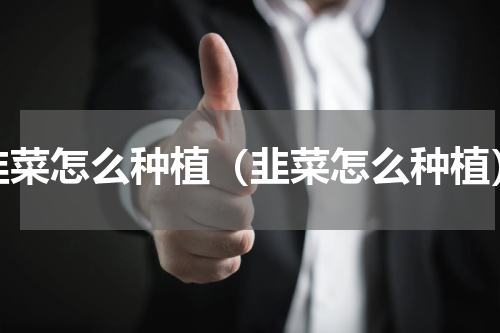 韭菜怎么种植（韭菜怎么种植）
