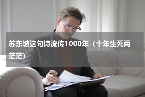 苏东坡这句诗流传1000年（十年生死两茫茫）