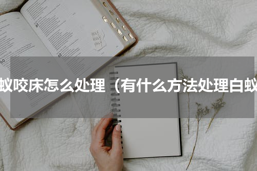 白蚁咬床怎么处理（有什么方法处理白蚁）