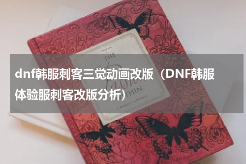 dnf韩服刺客三觉动画改版（DNF韩服体验服刺客改版分析）
