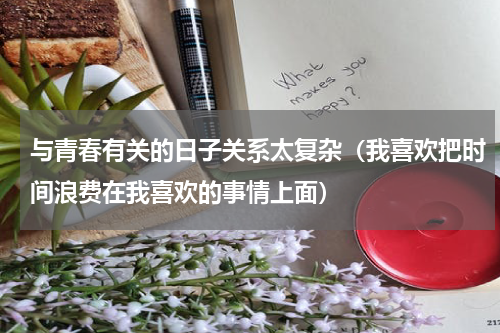 与青春有关的日子关系太复杂（我喜欢把时间浪费在我喜欢的事情上面）