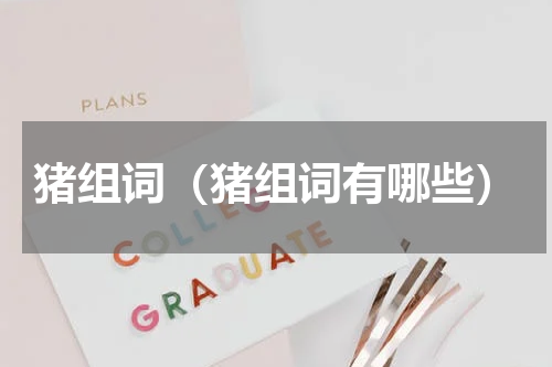 猪组词（猪组词有哪些）