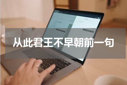 从此君王不早朝前一句