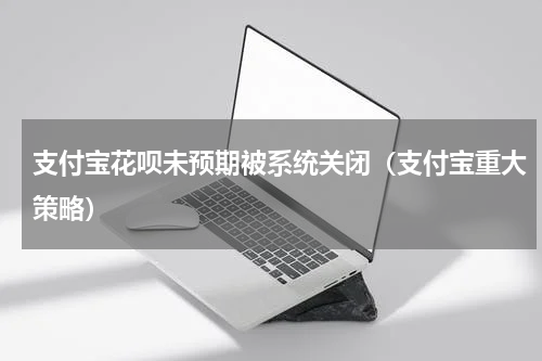 支付宝花呗未预期被系统关闭（支付宝重大策略）