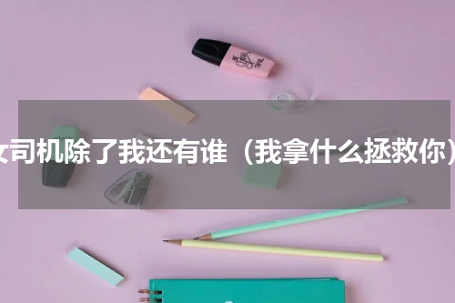 女司机除了我还有谁（我拿什么拯救你）