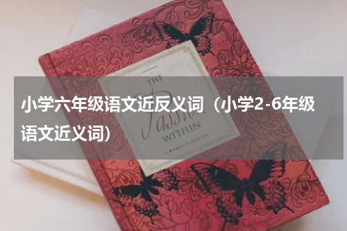 小学六年级语文近反义词（小学2-6年级语文近义词）