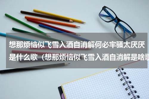 想那烦恼似飞雪入酒自消解何必牢骚太厌厌是什么歌（想那烦恼似飞雪入酒自消解是啥歌）