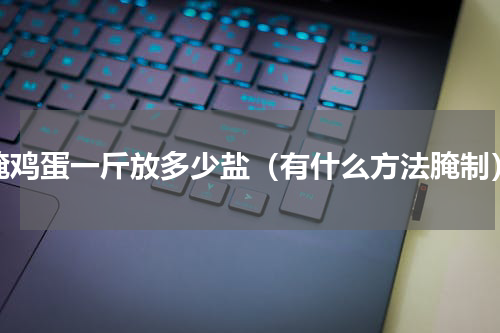 腌鸡蛋一斤放多少盐（有什么方法腌制）