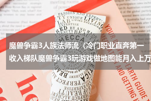 魔兽争霸3人族法师流（冷门职业直奔第一收入梯队魔兽争霸3玩游戏做地图能月入上万）