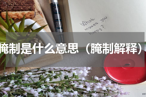 腌制是什么意思（腌制解释）