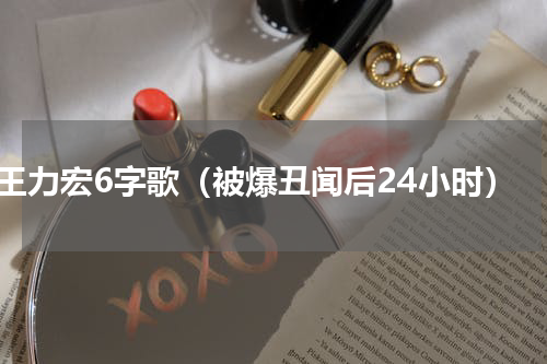 王力宏6字歌（被爆丑闻后24小时）