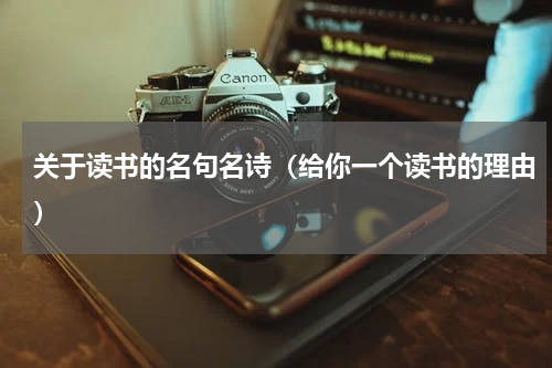 关于读书的名句名诗（给你一个读书的理由）