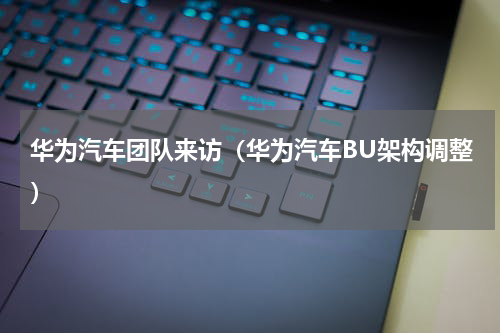 华为汽车团队来访（华为汽车BU架构调整）
