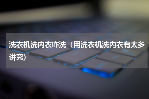 洗衣机洗内衣咋洗（用洗衣机洗内衣有太多讲究）