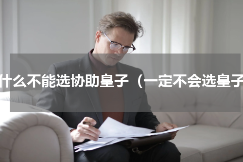 为什么不能选协助皇子（一定不会选皇子）