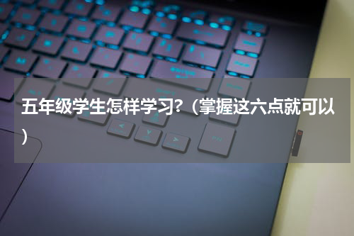 五年级学生怎样学习?（掌握这六点就可以）